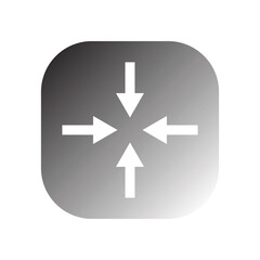 Obraz premium center icon vector