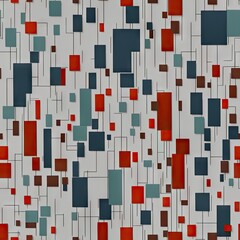 Abstract seamless pattern. AI generated.