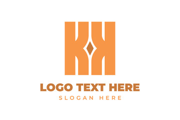 initial letter k and k logo for company design, Global Community Logos vector Icon Elements Template