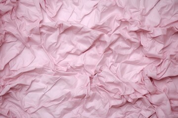 Obraz premium crumpled pink paper made by midjeorney