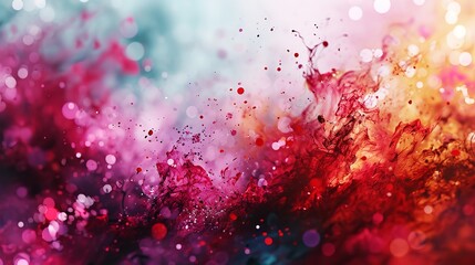An close-up of the abstract background with purple and red crystal textures, Generative AI. - obrazy, fototapety, plakaty