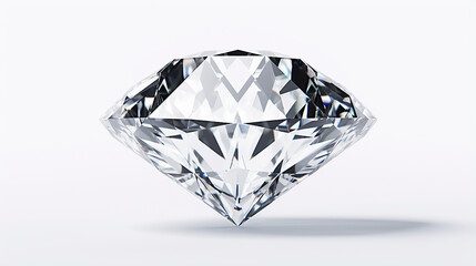 diamond on white background