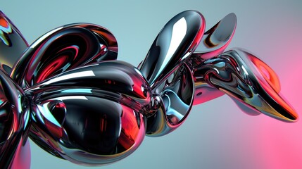 3d render abstract background wallpaper ai generated