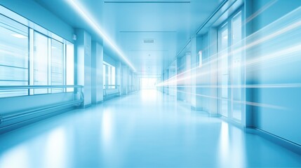 Obraz premium Abstract blur beautiful luxury hospital interior for backgrounds Rays of light
