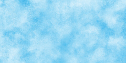 Watercolor background in pastel colors.blurred and grainy Blue powder explosion on white background,stains and used as wallpaper, cover, card and design.Classic brush painted Blue sky.