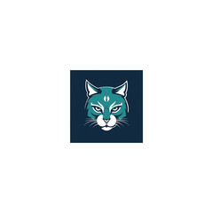 Fototapeta premium cat mascot logo icon