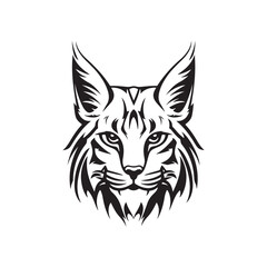 Naklejka premium Lynx Head Vector Images, Logo, Design