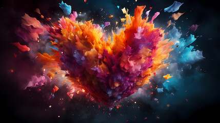 Obraz na płótnie Canvas Valentine's Day, hearts, hearts, Valentine's Day background, wedding background