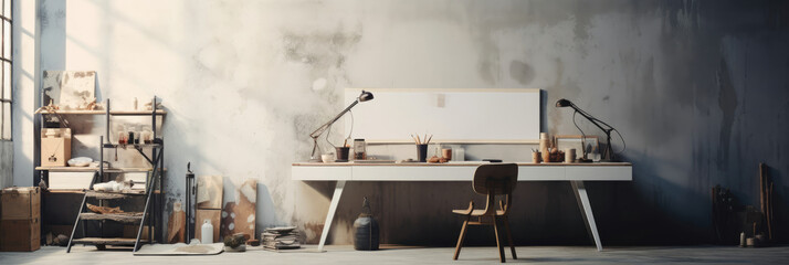 Room With Desk and Chair, A Simple Workspace Setup for Everyday Use