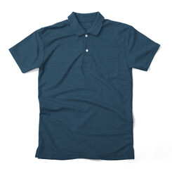 Polo shirt mockup template with pocket