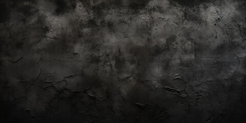 Dark grunge cement background with scratches, horror dark wall texture, Rock abstract black wall background dark plastered wall background, Black concrete cement background with dark gray cracks, 

 - obrazy, fototapety, plakaty