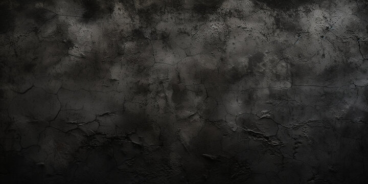 Dark grunge cement background with scratches, horror dark wall texture, Rock abstract black wall background dark plastered wall background, Black concrete cement background with dark gray cracks, 

