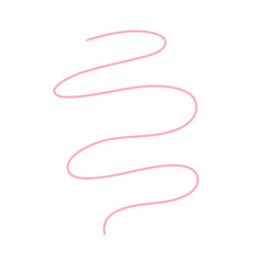 Naklejka premium Illustration of Pink thread
