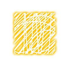 Scribble Square Art 