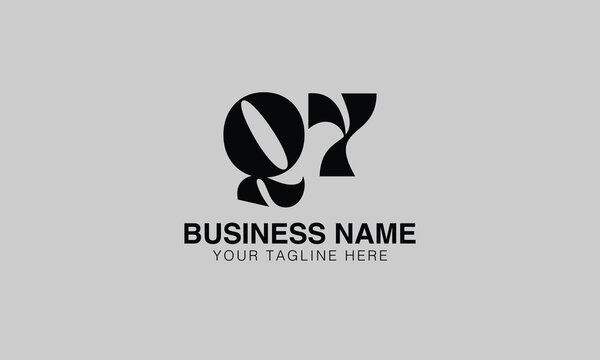 QY q qy initial logo | initial based abstract modern minimal creative logo, vector template image. luxury logotype logo, real estate homie logo. typography logo. initials logo