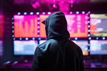 Network security hacking criminal technology computer cyber hacker crime attack