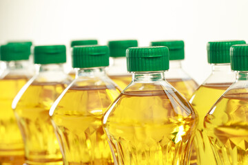 vegetable oil of cook bottle.