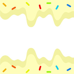 Melted Ice Cream Frame Element