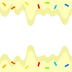 Melted Ice Cream Frame Element