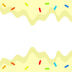 Melted Ice Cream Frame Element