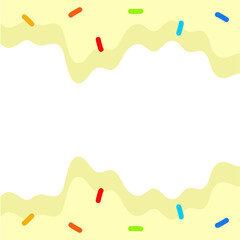 Melted Ice Cream Frame Element