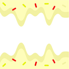 Melted Ice Cream Frame Element