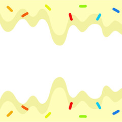 Melted Ice Cream Frame Element