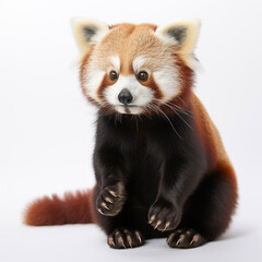 Red panda trying to stand up