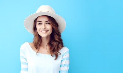 Fototapeta premium Very Happy Girl A Confident Fashion Model Striking Poses For A Photoshoot . Fashion Model Confidence, Feeling Beautiful, Joyful Expression, Body Positivity, Photoshoot Preparation, Striking The Pose