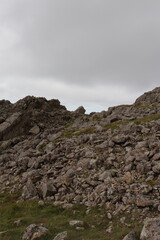 Hiking Cadair Idris in Snowdonia National Park in the summer