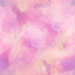 Fototapeta na wymiar Violet Pastel Watercolor Background Pattern