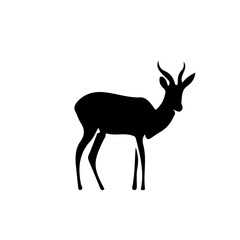 deer silhouette vector