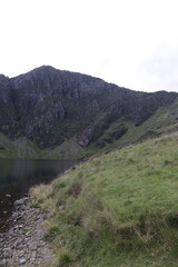 Hiking Cadair Idris in Snowdonia National Park in the summer