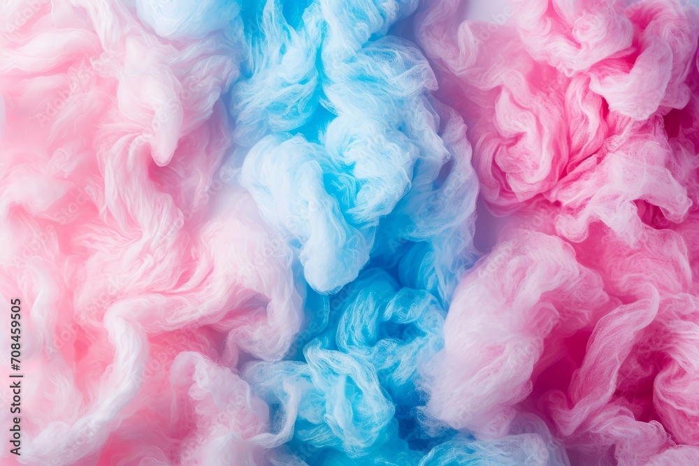 Canvas Prints  close-up of a colorful cotton candy background