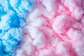  close-up of a colorful cotton candy background