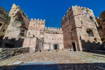 Ruins of the castle of Yanguas. Soria. Spain. Europe.