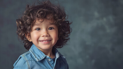 portrait of a smiling boy