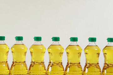 vegetable oil of cook bottle.