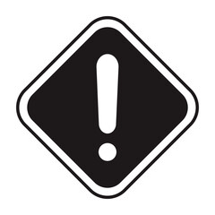 Warning Signs Silhouette Vector 