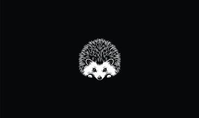 hedgehog sitting logo