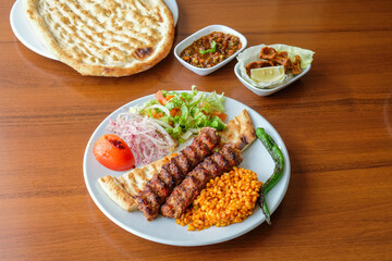 Turkish urfa kebab dish