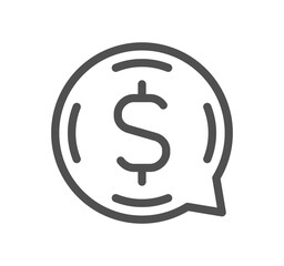Banking and finance related icon outline and linear symbol.	
