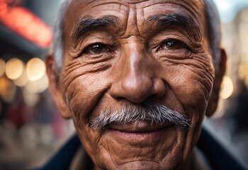 Beautiful south east asian man portrait - AI generated - obrazy, fototapety, plakaty