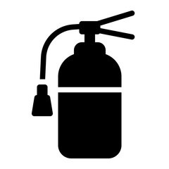 Obraz premium Fire Extinguisher icon glyph style for download (hotel pack)
