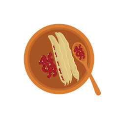 red bean illustration