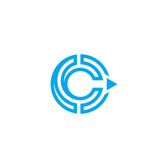 C logo. C vector . C design . C logo design 