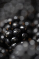 Blackberry macro closeup details