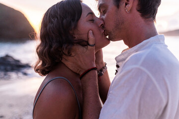 Couple kissing