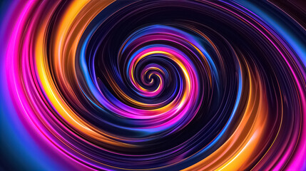 Abstract colorful swirl circle background wide 16:9	
