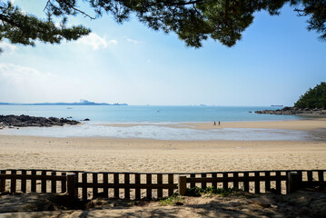 Fototapeta premium beach in the morning